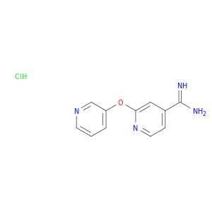 2-(Pyridin-3-yloxy)pyridine-4-carboximidamide Hydrochloride
