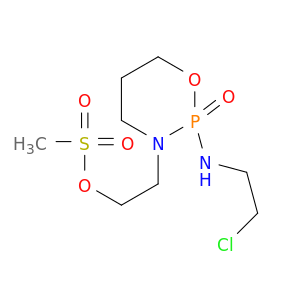 2-{2-[(2-chloroethyl)amino]-2-oxido-1,3,2-oxazaphosphinan-3-yl}ethyl methanesulfonate