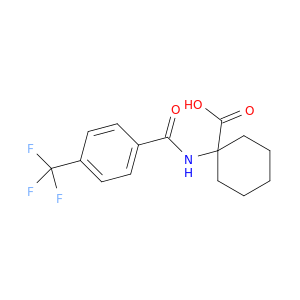 Cyclohexanecarboxylic acid, 1-[[4-(trifluoromethyl)benzoyl]amino]-