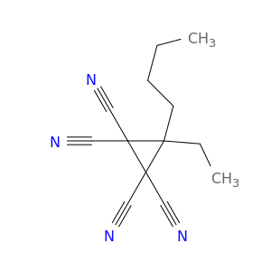 1,1,2,2-Cyclopropanetetracarbonitrile,3-butyl-3-ethyl-