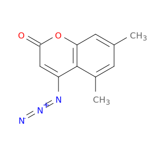 2H-1-Benzopyran-2-one, 4-azido-5,7-dimethyl-