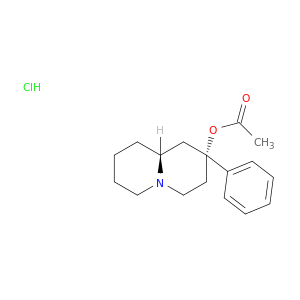 (2r,9ar)-2-phenyloctahydro-2h-quinolizin-2-yl acetate hydrochloride(1:1)