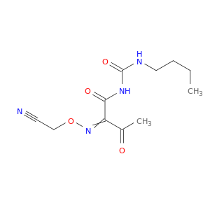 Butanamide, N-[(butylamino)carbonyl]-2-[(cyanomethoxy)imino]-3-oxo-