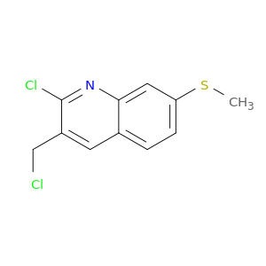 2-Chloro-3-(chloromethyl)-7-(methylsulfanyl)quinoline