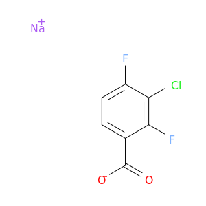 3-氯-2,4-二氟苯甲酸钠
