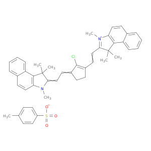 2-[2-[2-Chloro-3-[2-(1,3-d]-hydro-1,1,3-trimethyl-2H-benzo[e]-indole-2-ylidene)-ethylidene]-1-cyclopentene-1-yl]-ethenyl