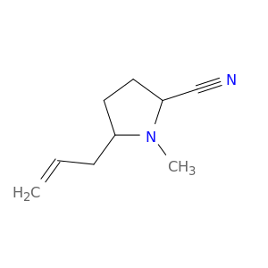 1-甲基-5-(2-丙烯-1-基)-2-吡咯烷羰基腈