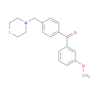 3-METHOXY-4'-THIOMORPHOLINOMETHYLBENZOPHENONE