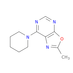 2-methyl-7-(piperidin-1-yl)[1,3]oxazolo[5,4-d]pyrimidine