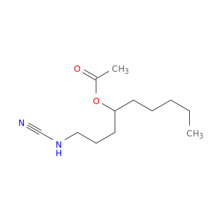 Cyanamide, [4-(acetyloxy)nonyl]-