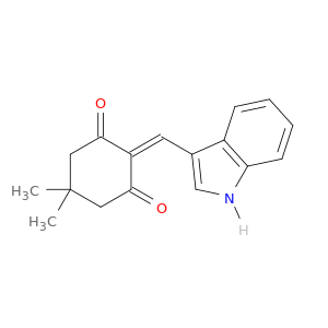 2-(1H-吲哚-3-基亚甲基)-5,5-二甲基-1,3-环己烷二酮