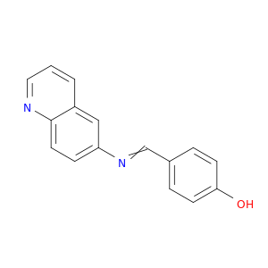 Phenol, 4-[(6-quinolinylimino)methyl]-