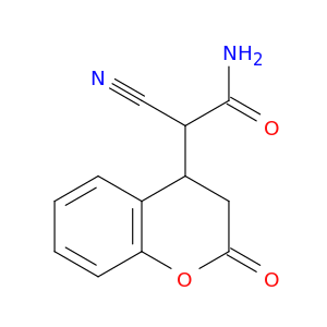 2-cyano-2-(2-oxo-3,4-dihydro-2h-chromen-4-yl)acetamide
