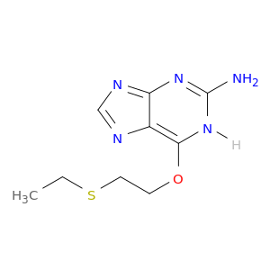 1H-Purin-2-amine, 6-[2-(ethylthio)ethoxy]-