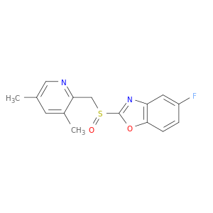Benzoxazole, 2-[[(3,5-dimethyl-2-pyridinyl)methyl]sulfinyl]-5-fluoro-