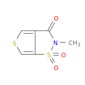Thieno[3,4-d]isothiazol-3(2H)-one, 2-methyl-, 1,1-dioxide