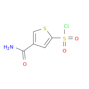 2-噻吩磺酰氯,4-(氨基羰基)-