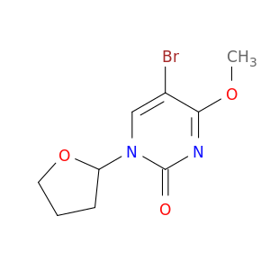 5-bromo-4-methoxy-1-(tetrahydrofuran-2-yl)pyrimidin-2(1h)-one