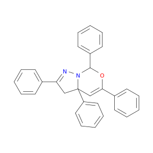 7H-Pyrazolo[1,5-c][1,3]oxazine, 3,3a-dihydro-2,3a,5,7-tetraphenyl-