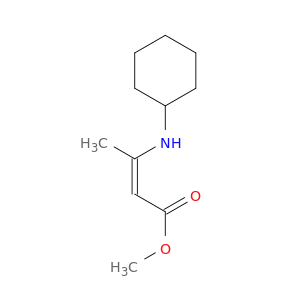 2-Butenoic acid, 3-(cyclohexylamino)-, methyl ester, (2Z)-