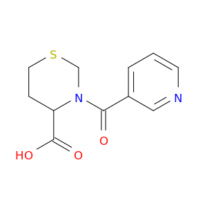 2H-1,3-Thiazine-4-carboxylic acid, tetrahydro-3-(3-pyridinylcarbonyl)-