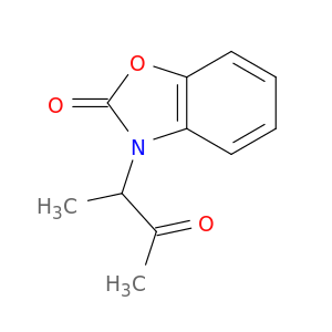 2(3H)-Benzoxazolone, 3-(1-methyl-2-oxopropyl)-
