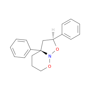 Isoxazolo[2,3-b][1,2]oxazine, hexahydro-2,3a-diphenyl-, cis-