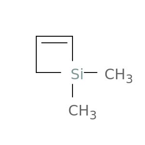 Silacyclobut-2-ene, 1,1-dimethyl-