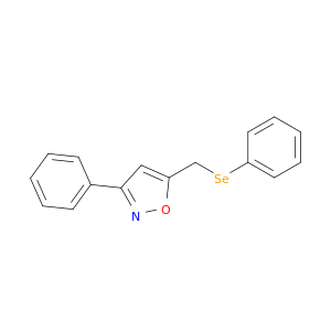 Isoxazole, 3-phenyl-5-[(phenylseleno)methyl]-
