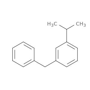 Benzene, 1-(1-methylethyl)-3-(phenylmethyl)-