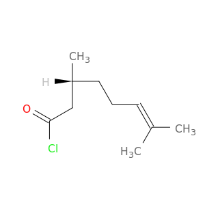 6-Octenoyl chloride, 3,7-dimethyl-, (R)-
