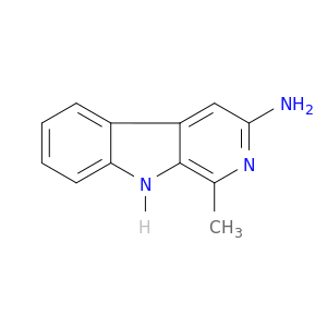 9H-Pyrido(3,4-b)indol-3-amine, 1-methyl-