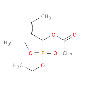 Phosphonic acid, [1-(acetyloxy)-2-butenyl]-, diethyl ester