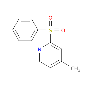 Pyridine, 4-methyl-2-(phenylsulfonyl)-