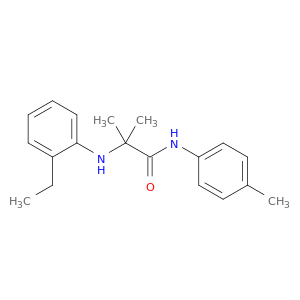 Propanamide, 2-[(2-ethylphenyl)amino]-2-methyl-N-(4-methylphenyl)-