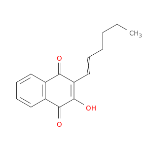 1,4-Naphthalenedione, 2-(1-hexenyl)-3-hydroxy-