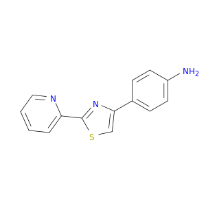 Benzenamine, 4-[2-(2-pyridinyl)-4-thiazolyl]-
