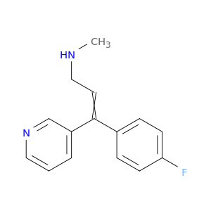 2-Propen-1-amine, 3-(4-fluorophenyl)-N-methyl-3-(3-pyridinyl)-