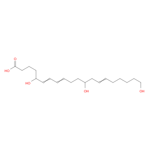 6,8,14-Eicosatrienoicacid, 5,12,20-trihydroxy-, [S-[R*,R*-(Z,E,Z)]]- (9CI)