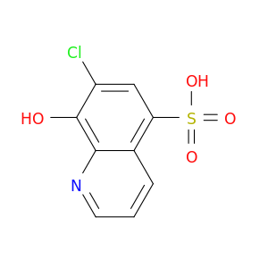 5-Quinolinesulfonic acid, 7-chloro-8-hydroxy-