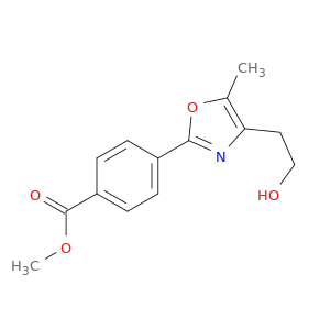 Benzoic acid, 4-[4-(2-hydroxyethyl)-5-methyl-2-oxazolyl]-, methyl ester