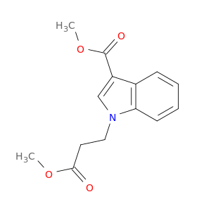 1H-Indole-1-propanoic acid, 3-(methoxycarbonyl)-, methyl ester