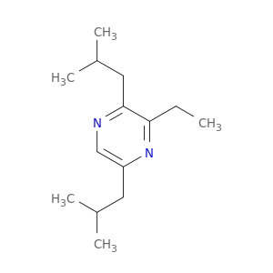Pyrazine, 3-ethyl-2,5-bis(2-methylpropyl)-
