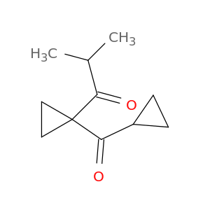 1-(1-Cyclopropanecarbonylcyclopropyl)-2-methylpropan-1-one