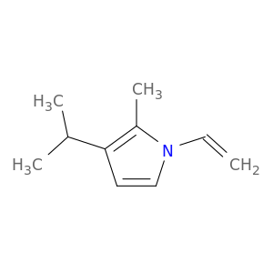 1H-Pyrrole, 1-ethenyl-2-methyl-3-(1-methylethyl)-