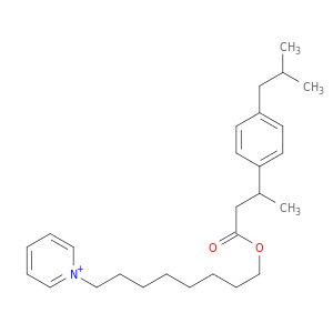 Pyridinium, 1-[8-[3-[4-(2-methylpropyl)phenyl]-1-oxobutoxy]octyl]-