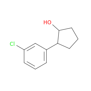 2-(3-chlorophenyl)cyclopentan-1-ol