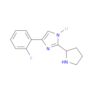 4-(2-Fluorophenyl)-2-(pyrrolidin-2-yl)-1H-imidazole