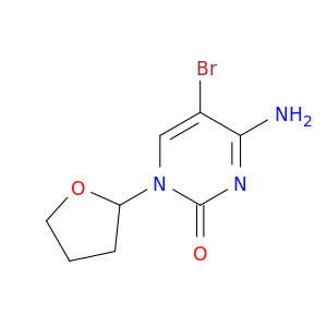 4-amino-5-bromo-1-(tetrahydrofuran-2-yl)pyrimidin-2(1h)-one
