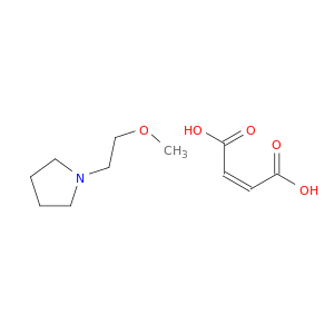 Pyrrolidine, 1-(2-methoxyethyl)-, (2Z)-2-butenedioate (1:1)